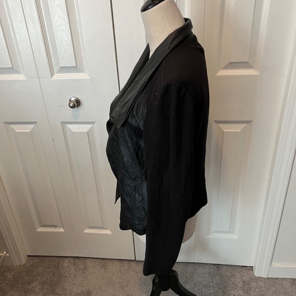 Theory size S faux leather jacket - Picture 5 of 11